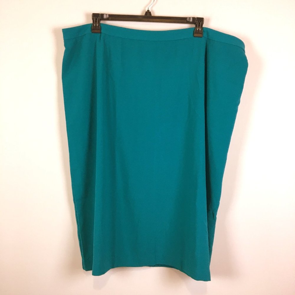 Jessica London Single Breasted Shawl Skirt Suit 28 - Picture 9 of 12
